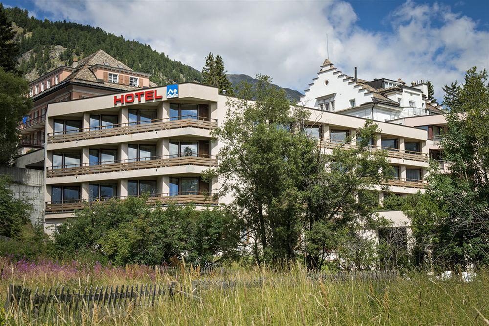 Quadratscha Alpenhotel Samedan Bagian luar foto